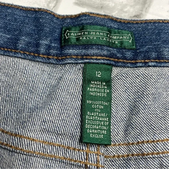 Lauren Ralph Lauren Classic Straight Jeans. Denim. Size 12. Preowned. - Picture 3 of 12